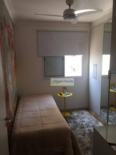 Imagem 13 de 17 de Apartamento Com 3 Dormitórios, 1 Suíte, 2 Vagas De Garagem À Venda, No Condomínio Fatto Quality 83 M² Por R$ 550.000 - Vila Augusta - Guarulhos/sp - Ap0236