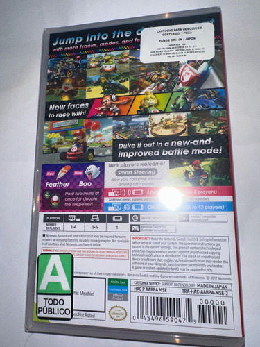 Mario Kart 8 Deluxe Deluxe Edition Nintendo Switch FĂsico (Usado)