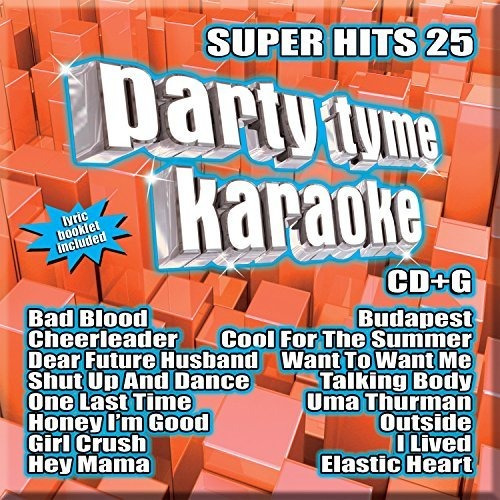 Cd Party Tyme Karaoke - Super Hits 25 [16-song Cdg] - Party