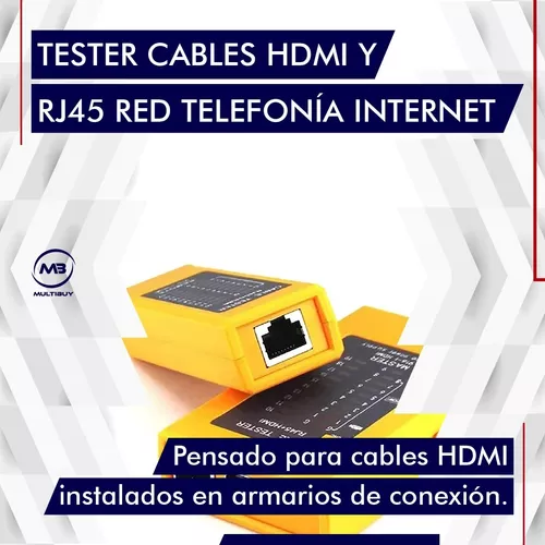 Tester Probador Hdmi Y Rj45 Red Internet