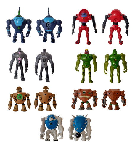 Lote 21 Muñecos Ben10 - Max Steel (usados Buen Estado Leer) (Usado)