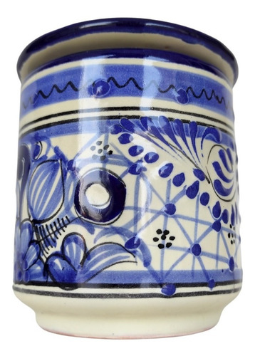 Azucarera/especiero De Talavera  Azul 450ml Modelo Especial 