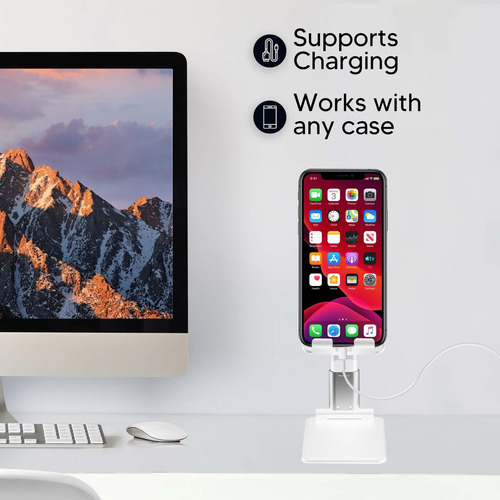 Talk Works Soporte Ajustable Para Telefono Celular Hogar
