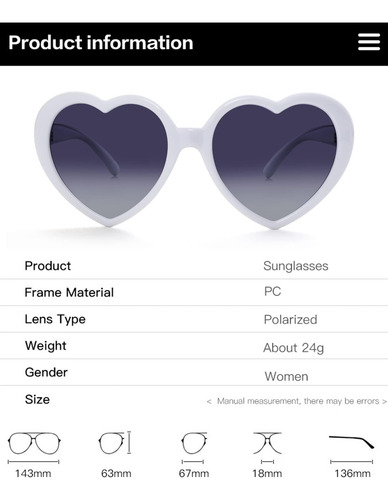 Onrtry Gafas De Sol Polarizadas De Gran Tamaño Con Forma De