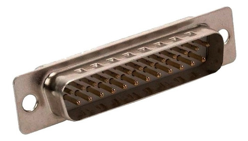 10pzs Conector Db25 Macho Para Soldar Db-25 Para Soldar