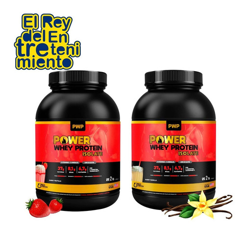 Suplemento Pwp Whey Protein Isolate 908g + Theraband! El Rey