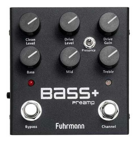 Pedal Fuhrmann Bass +  Pre Amp Contra Baixo