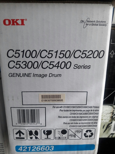 Drum Original Oki 42126603 Cyan C5100 5150 5200 5300 5400