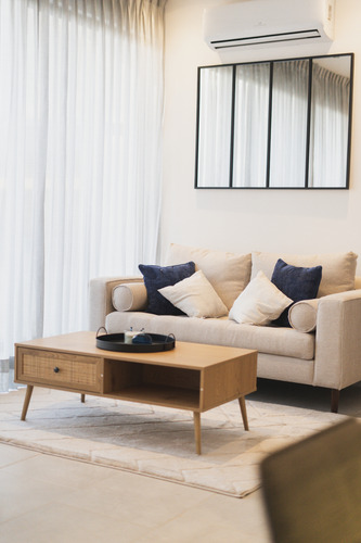 Departamento En Renta En Merida, Temozon Norte. 2 Habitaciones Y Amueblado