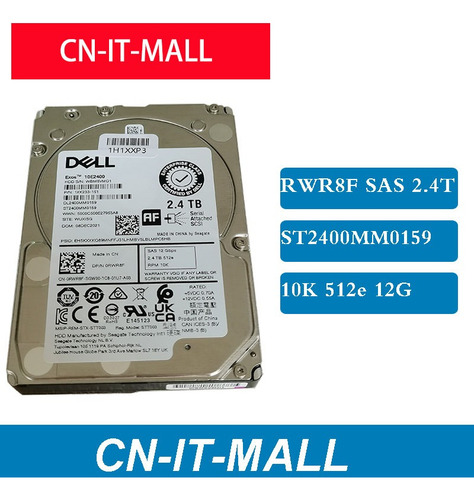 St2400mm0159 2.4t Sas 10k 2.5 0rwr8f Para Servidor