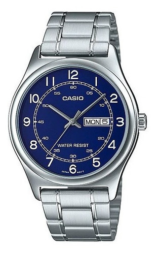 Reloj Casio Mtp-v006d-2b Formal Ag Oficial Caba Gtia 2 Años