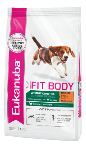 Eukanuba Weight Control Medium X 15 Kg + Envio Zona Norte