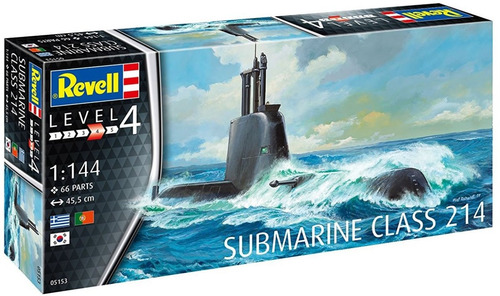 Revell Submarino Aleman U-boot Class 214 1/144 Armar Pintar