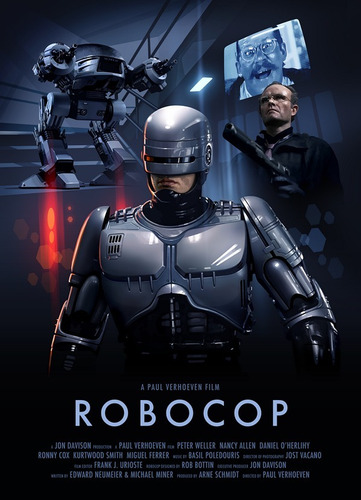 Print - Robocop Poster Taylor Firmado