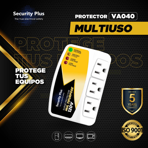 Protector De Voltaje Multiuso Security Plus