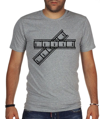 Remera De Hombre Velocidad De Proyeccion Cine Mudo