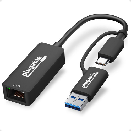 Adaptador Usb-c Y Usb A Ethernet De 2.5g