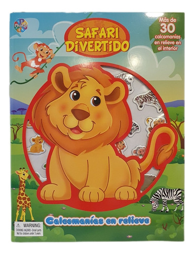 Safari Divertido (calcos Con Relieve) - Phidal