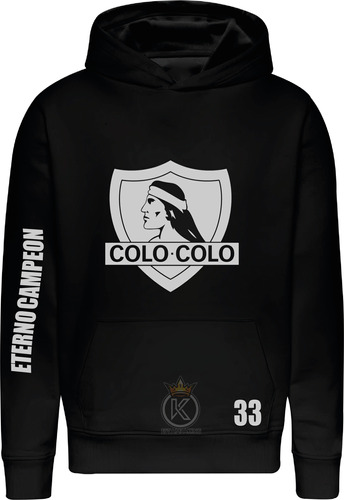 Poleron Colo Colo - Eterno Campeon - Futbol Chileno - Juego - Estampaking