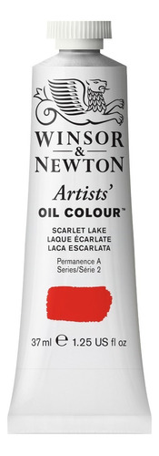 Óleo de artista Winsor And Newton Professional Series 2 37 ml, cor de óleo, laca escarlate 603