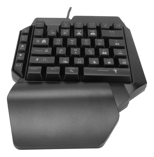 Medio Teclado Para Juegos Con Una Sola Mano, Diseño Ergonómi