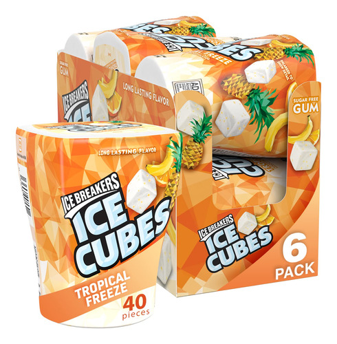 Ice Breakers Ice Cubes - Goma De Mascar Con Sabor A Congelac