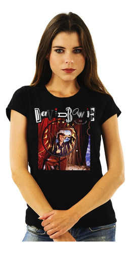 Polera Mujer David Bowie Never Let Me Down 2018 Pop Impresió