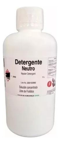 Detergente Neutro P/laboratorio Biodegradable 1 L Fagalab