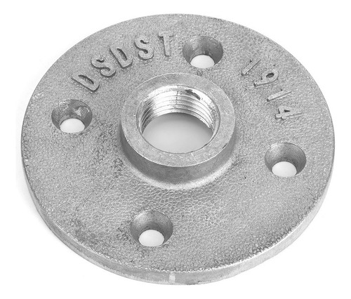 10 Piezas Dn15 1/2 In 4 Agujeros Brida De Piso Base De Brida