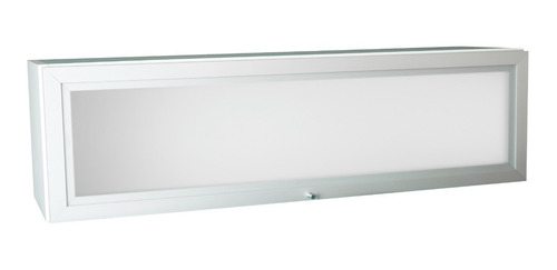 Alacena 100cm Puerta Rebatible Aluminio Y Vidrio Cocina-baño