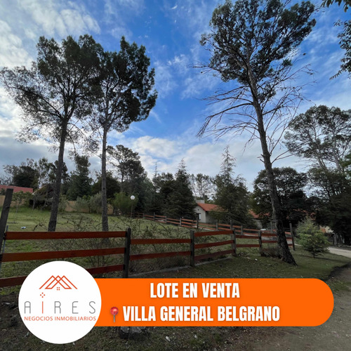 Lote En Venta- Villa General Belgrano