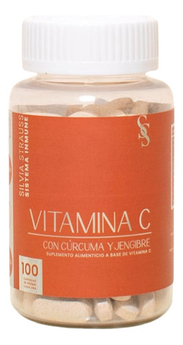Suplemento Alimenticio Silvia Strauss Vitamina C 100 Capsula Sabor Naranja