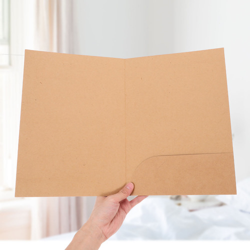 Carpeta De Archivo Simple A4 De Papel Kraft, 10 Unidades, Ra