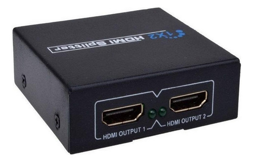 Splitter 1x2 Distribuidor De Sinal Hdmi 3d 4k Duplicado Tv