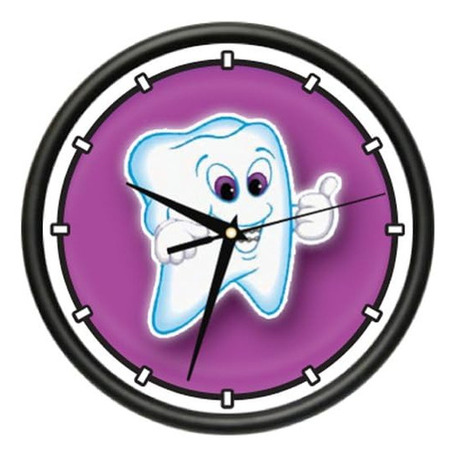 Beagle Ortodoncista Reloj De Pared Boca Dientes Dentista Den