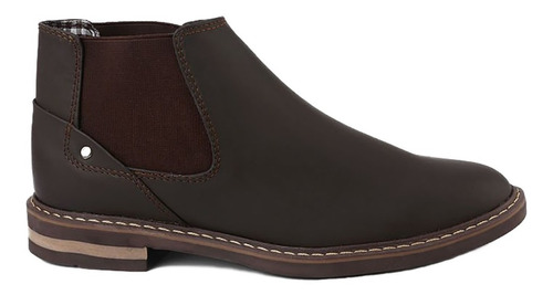 Bota Casual Chelsea Para Hombre En Cuero Marca Monserrate