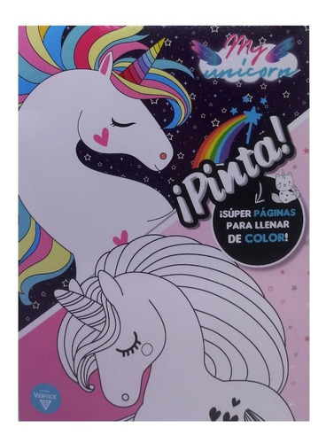 Revista My Unicorn Pinta Pag. Para Llenar De Color Vertice