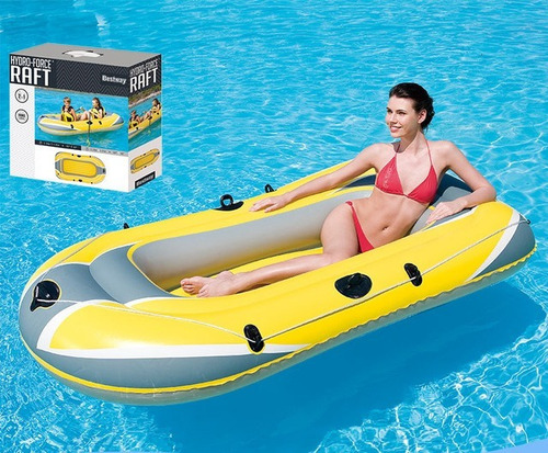 Bote Inflable Bestway Hydro-force Raft P/ 2 Personas 2,3mts
