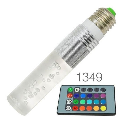 Foco De Led De 3w Rgb 16 Colores Diferentes Control Remoto