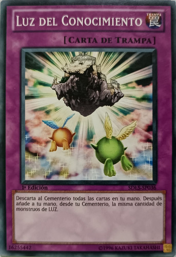 Yugioh! Luz Del Conocimiento Sdls-sp036 1a Edición