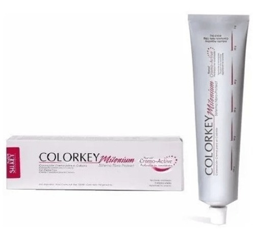 Tintura Silkey Colorkey Milenium 120g Tono Rubio Oscuro Rojizo Profundo 6.66