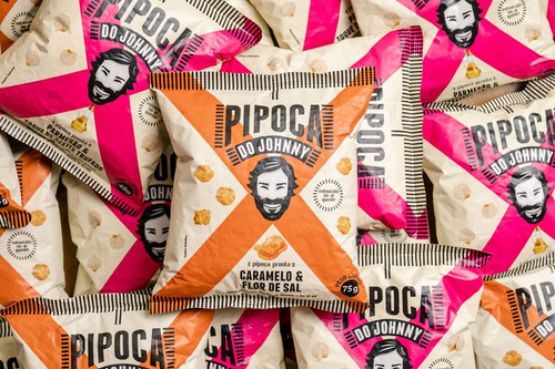 Kit 10 Pipocas Caramelo E Flor De Sal 75 Pipoca Do Johnny