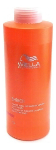 Acondicionador Wella Enrich X1000 Nutrición Pelo Seco Dañado