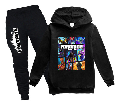 Fortnite Sudadera Con Capucha Y Pantalón Para Niños