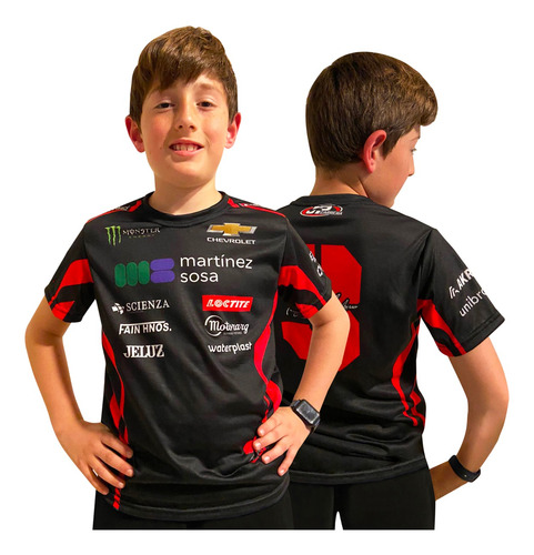 Imagen 2 de 3 de Remera Oficial Agustin Canapino Tc 2022 Niños