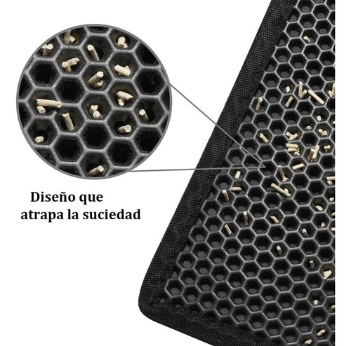 Tapete Para Arenero De Gato Xl 2 Capa Rascador Atrapa Arena