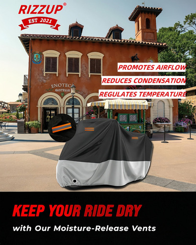 Applicable To: Rizzup® Funda Motocicleta Grueso Cubiertas