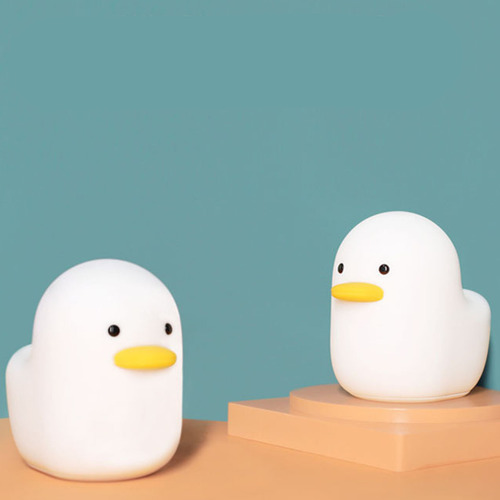 Lámpara Duck Night Light, Suave, De Silicona, Con Retraso