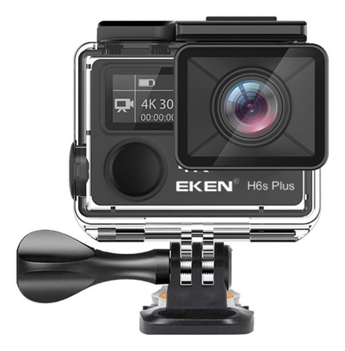 Câmera de vídeo Eken H6s Plus 4K NTSC/PAL preta