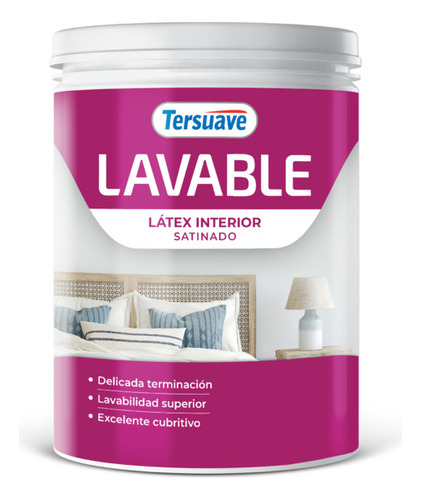 Latex Tersuave Lavable Blanco Satinado X 20 Lts - Ani